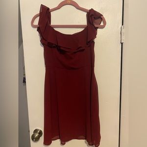 Maroon Lulus Dress